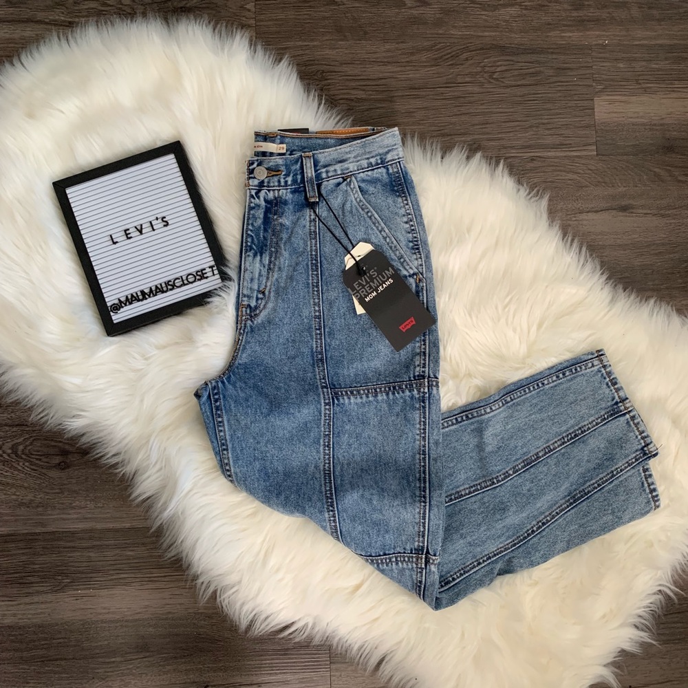 NWT Levi’s x Free People Utility Mom Jeans